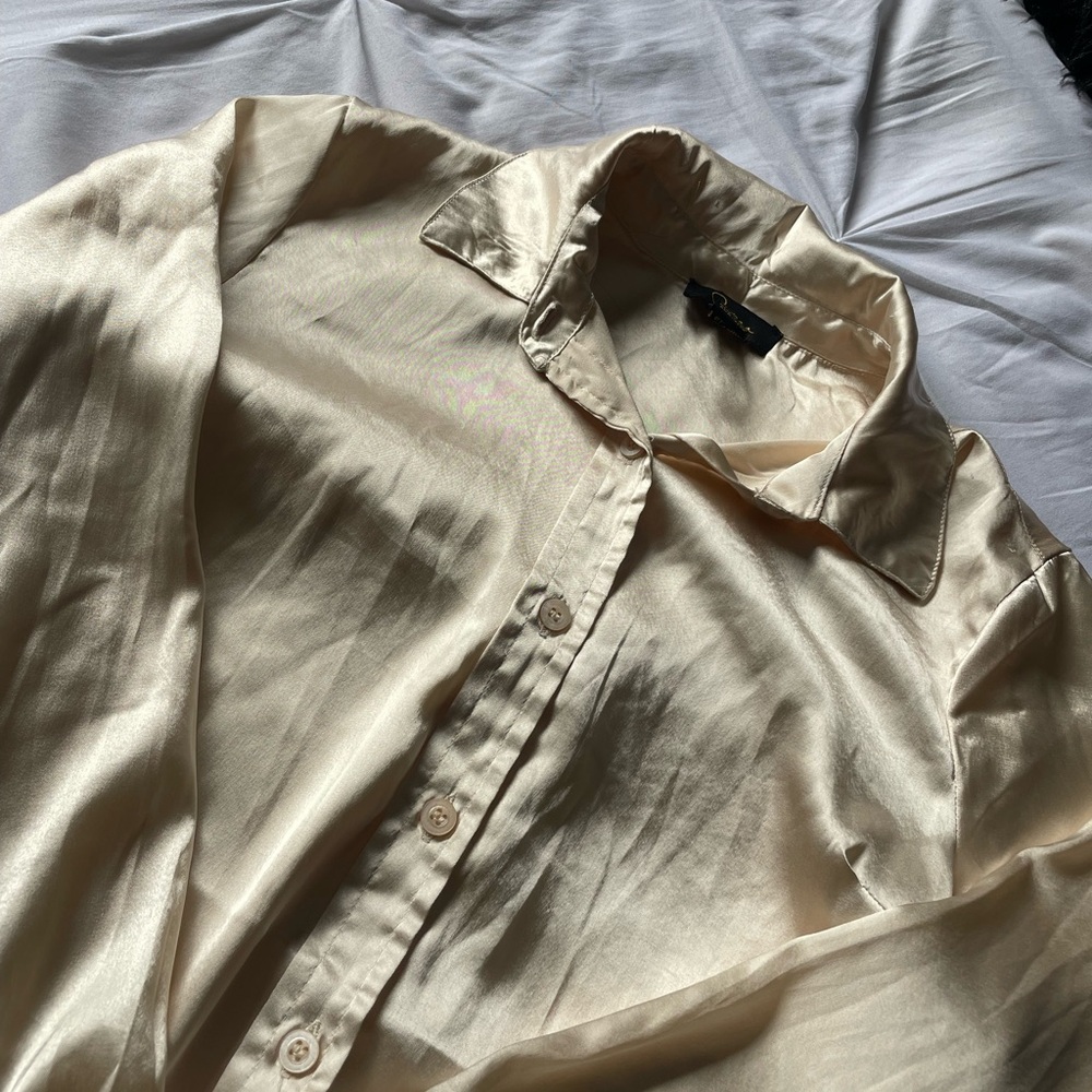 Silk Button Up - image 2